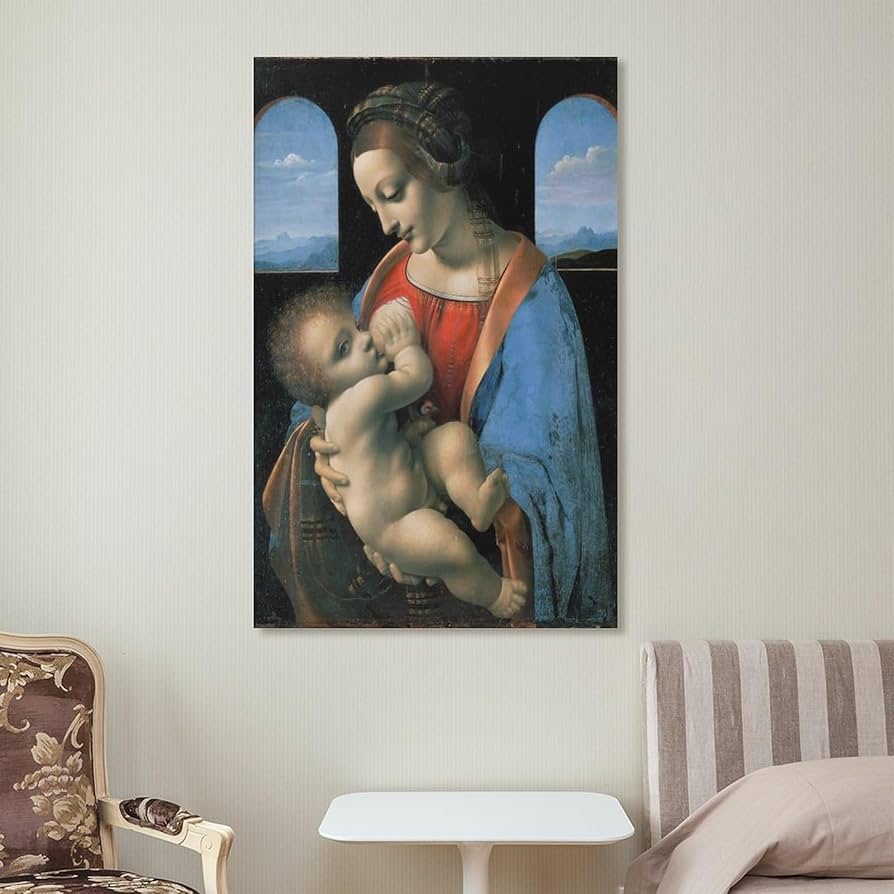 レオナルドダヴィンチ リッタの聖母 インテリア絵画 エルミタージュ美術館でダヴィンチの傑作『リッタの聖母』を鑑賞